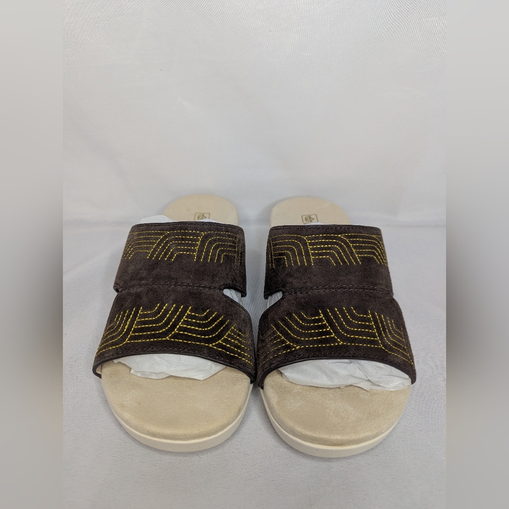 NWOB Spenco Twilight Ellie Orthotic Slide Sandals Women's Size 7.5